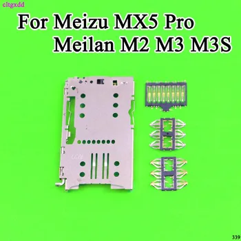 1 Rinkinys iš viso 4PCS skirtas Meizu MX5Pro MX5 pro M3 Pastaba Meilan matel M2 M3 M3S Sim kortelių dėklų skaitytuvo modulio lizdo laikiklio jungtis