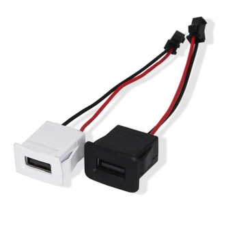 10cm USB maitinimo USB įkrovimo prievado jungtis su kabelių gnybtais įkroviklio lizdas Elektros įrangos šaltiniai