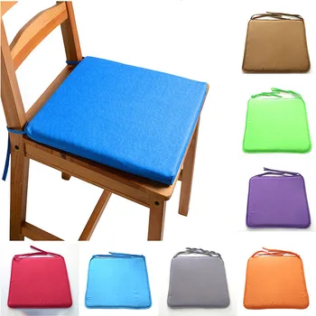 40X40CM saldainių spalvos kėdės pagalvėlės buitinės žiemos minkšto valgomojo kėdės pagalvėlės neslidžios biuro sėdynės pagalvėlės gali būti tvirtinamos ant kėdžių