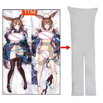 Arknignts Amiya Split Legs Dakimakura Onahole Sex Anime pagalvės užvalkalas 2WAY Waifu EX Daki viso kūno pagalvės Cosplay rekvizitai