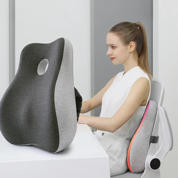 Atminties putos Coccyx kėdės pagalvėlės sėdynės pagalvėlė Biuro sėdynės atlošo atrama Juosmens pagalvė Masažas Juosmens ortopedinė pagalvė Sėdmenys