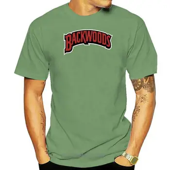 Backwoods Logo Juodi marškinėliai Trikotažiniai marškinėliai Tee S - 3XL