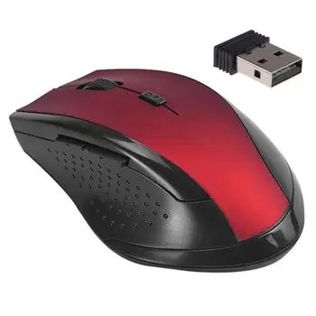 Belaidė pelė 2000DPI Mause 2,4 GHz optinė USB tyli pelė Stalinis kompiuteris Ergonomiškos pelės Belaidė nešiojamojo kompiuterio pelė