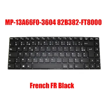 BR FR UI nešiojamojo kompiuterio klaviatūra MP-13A66PA-3602 MP-13A66F0-3604 MP-13A66PA-3602 Brazilijos prancūzų tarptautinė anglų kalba Juoda