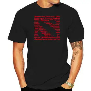 Dota 2 Senovinio raudono teksto logotipo gynimas T MARŠKINĖLIAI Perspausdinti S dydis - 3XL marškinėliai Madingi marškinėliai Nemokamas pristatymas Top Tee