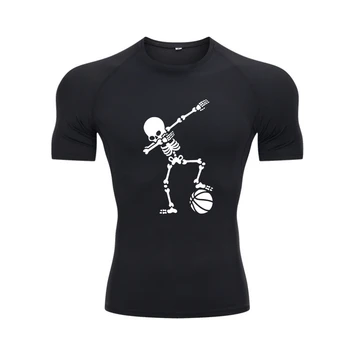 Fashion Design Skulls Vyriški medvilniniai marškinėliai trumpomis rankovėmis