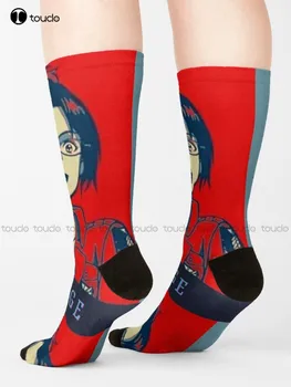 Hange Zoe ataka ant titano retro kojinių moteriškos sportinės kojinės Personalizuotos individualios individualios unisex suaugusiųjų paauglių jaunimo kojinės 360° skaitmeninis spausdinimas