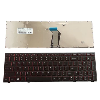 JAV nešiojamojo kompiuterio klaviatūra skirta Lenovo Ideapad Y500 Y500N Y510 Y510p NO foniniam apšvietimui