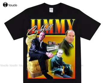 Jimmy Corkhill marškinėliai Brookside Fans 80S British Pop Culture Inspired