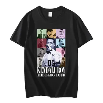 Kendall Roy The Eras Tour marškinėliai Vyrai Moterys Harajuku Madingi marškinėliai Gatvės apranga Geek Hip Hop Oversized Vyriški marškinėliai Trumpomis rankovėmis