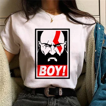 Kratos top moterų komiksų gatvės drabužių anime marškinėliai moteriški y2k gatvės drabužiai anime drabužiai