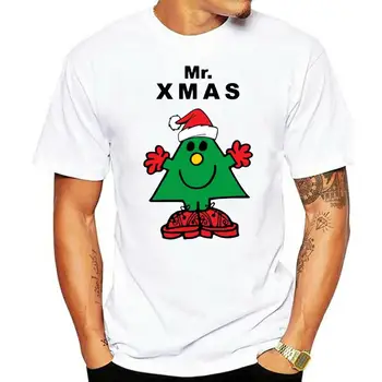 Little Men Kalėdiniai marškinėliai Mažieji pono Kalėdų dovana Šventiniai suaugusieji Vaikai Tee Top Vyriški drabužiai Trikotažiniai marškinėliai