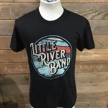 Litttle River Band -Aussie Rock Band Logo Vyriški marškinėliai Dydis Med-Cool Change