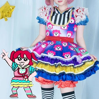 Love Live Sunshine Kurosawa Ruby Cosplay kostiumas Aqours AAO šokanti suknelė Mielas vakarėlio kostiumas Helovino uniforma Pagal užsakymą
