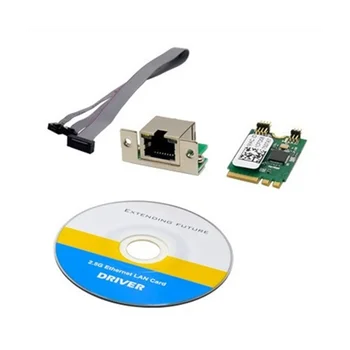 M.2 A+E RAKTAS 2.5G eterneto LAN kortelė RTL8125B pramoninio valdymo tinklo plokštė PCI išplėtimo tinklas