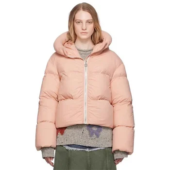 Moteriška žieminė striukė 2023 Nauja korėjiečių mada Pūkuotos pūkinės striukės Aukštos kokybės šiluma storas paltas y2k Paminkštinta striukė nemokamas pristatymas