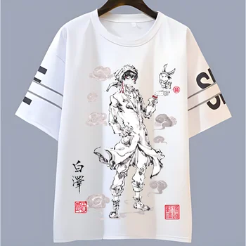 nauji marškinėliai Hoozuki no Reitetsu Cosplay marškinėliai Animacinis filmas Spausdinti Vasaros marškinėliai Anime Casual marškinėliai Top Tee kostiumas