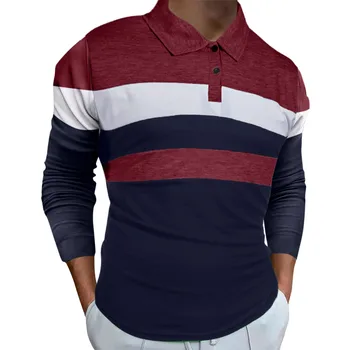 Nauji vyriški polo marškinėliai 2023 m. vasaros marškinėliai trumpomis rankovėmis Laisvalaikio verslo topai Tee Fashion Polo marškinėliai Vyriški drabužiai Camisas Blusas