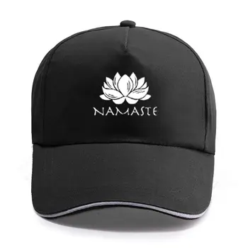 New Fashion Clothing Namaste Funny Print Beisbolo kepuraitė Unisex Moterys Vyrai Casual Cotton Hat Snapback Hats Trucker Caps Sun-Hats