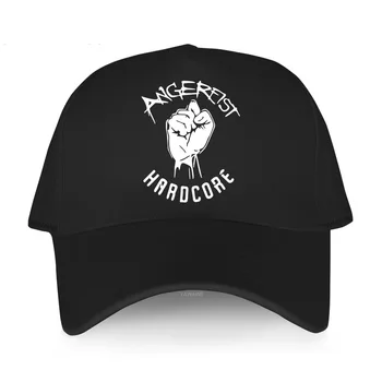 Originali prabangi beisbolo kepuraitė Klasikinis stilius Moteriškos skrybėlės juodos ANGERFIST,HARDCORE Vyras hiphopo kepurė nuo saulės unisex Prekės ženklas Mados kepurės