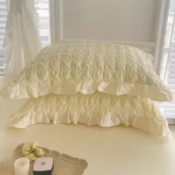 Pagalvių užvalkalų pora 100% medvilninis standartinis vokas Mielas pasakų patalynės pagalvių dėklas Itin minkštas miego pagalvės užvalkalas