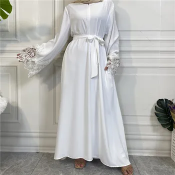 Ramadanas Eid Abaya Dubajus Turkija Islamas Kaftanas Musulmonų partija Ilga suknelė Afrikietiškos suknelės moterims Chalatas Arabe Musulman Djellaba Femme