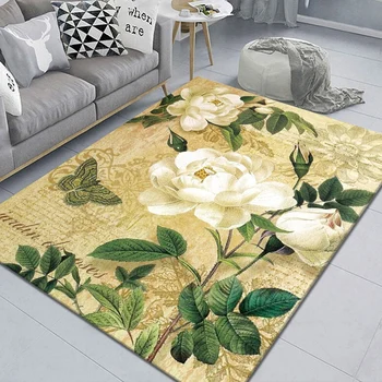 Simple Modern Northern Pastoral American Home Carpet Svetainė Sofa Kavos staliukas Kilimas Miegamasis Pilna lova Lovos kilimėlis