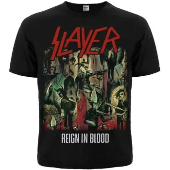 Slayer - karaliauja kraujo juodi marškinėliai
