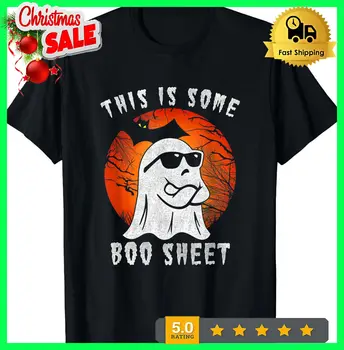 Tai kažkoks boo lapas šaunus vaiduoklis juokingi Helovino kostiumo marškinėliai S-5XL
