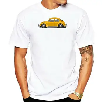 Vyriški marškinėliai Trumpomis rankovėmis Legendinė klasika Transform Bug Vintage Retro Cool German Car Wall Art Marškinėliai O kaklas Moteriški marškinėliai